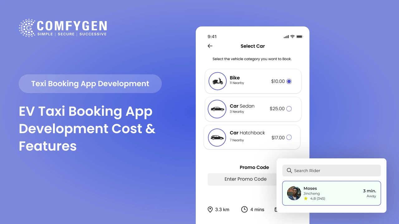 EV Taxi Booking App Development Cost & Features