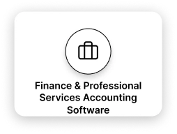 Finance & Professional Services Accounting Software
