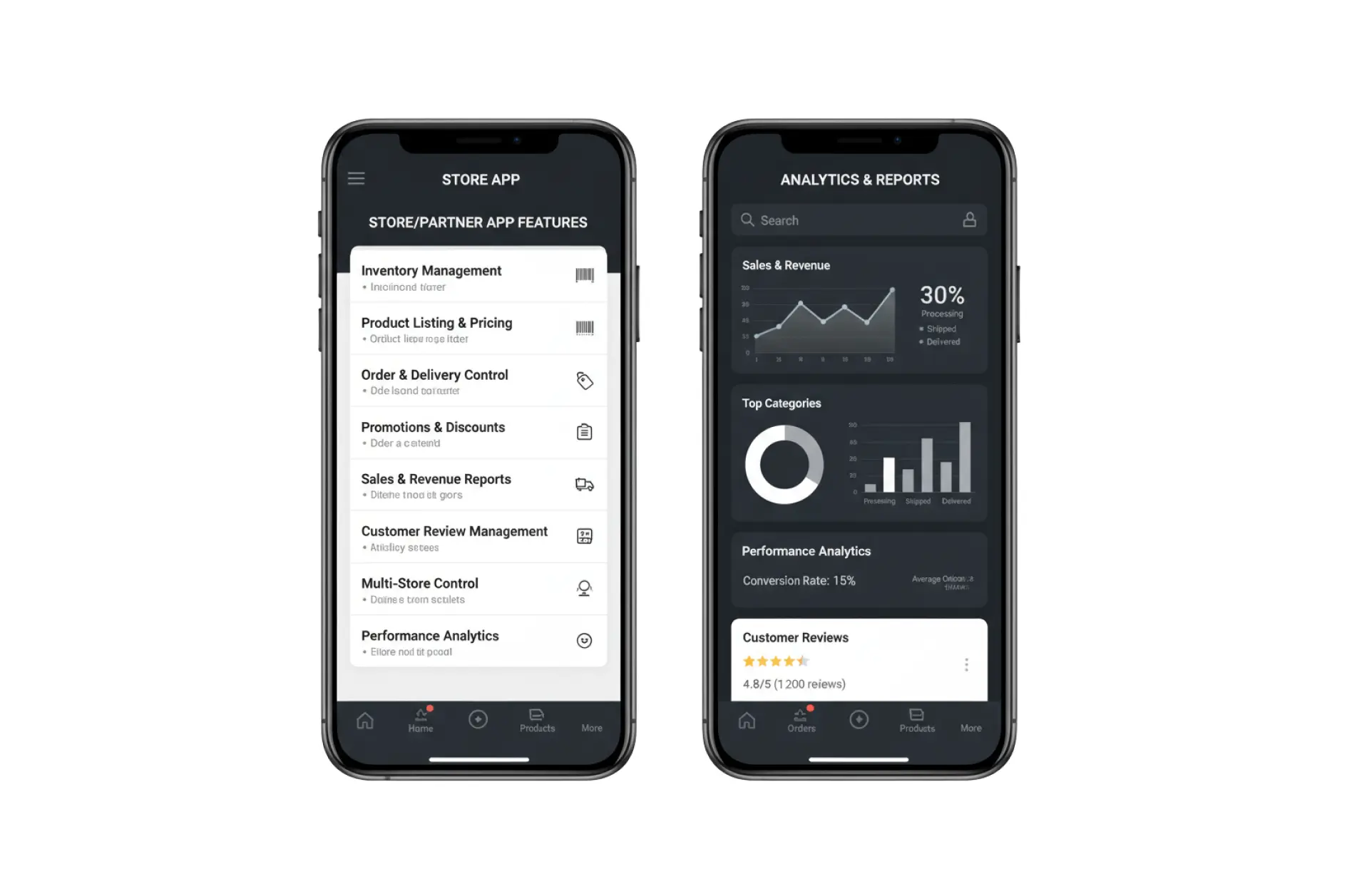 Driver App Features