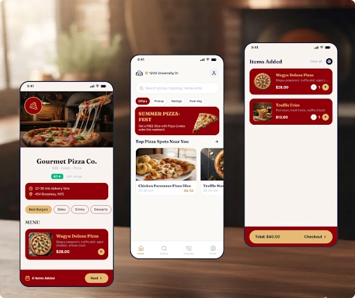 On-Demand Pizza Delivery App Development