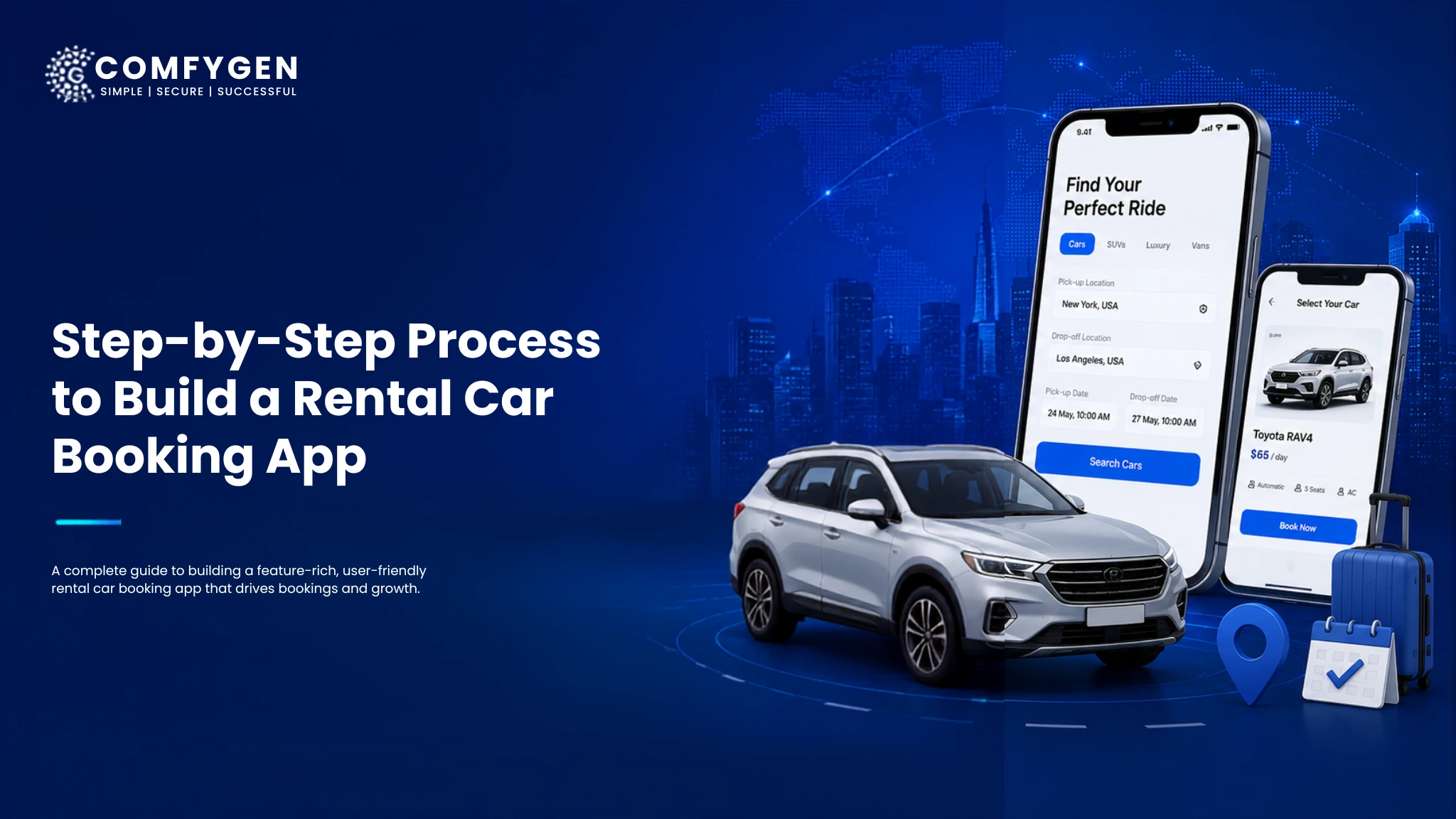 Step-by-Step Process to Build a Rental Car Booking App