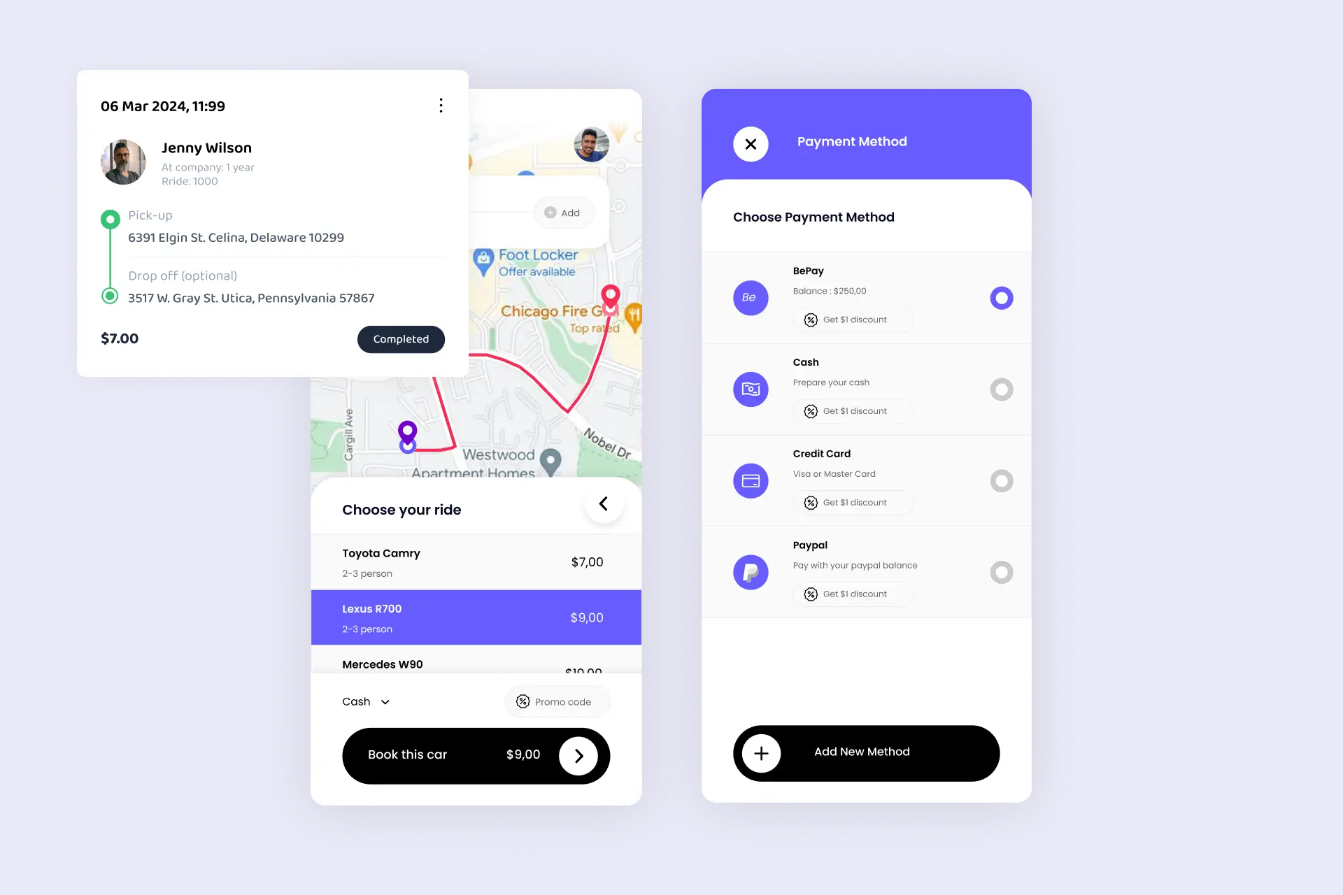 Passenger App – Smart, Fast & Secure Ride Booking Experience