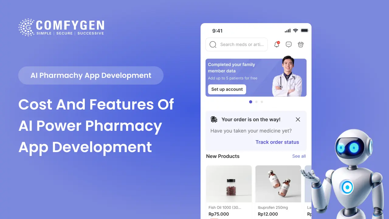 Featured image for Cost and Features of AI-Powered Pharmacy App Development